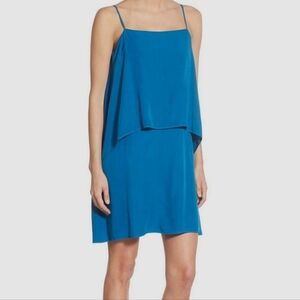 Splendid Teal Blue Spaghetti-Strap Mini Dress Size Medium